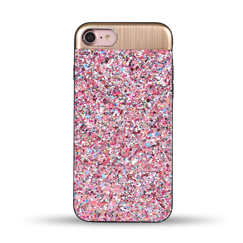 Wholesale iPhone 8 Plus / 7 Plus Sparkling Glitter Chrome